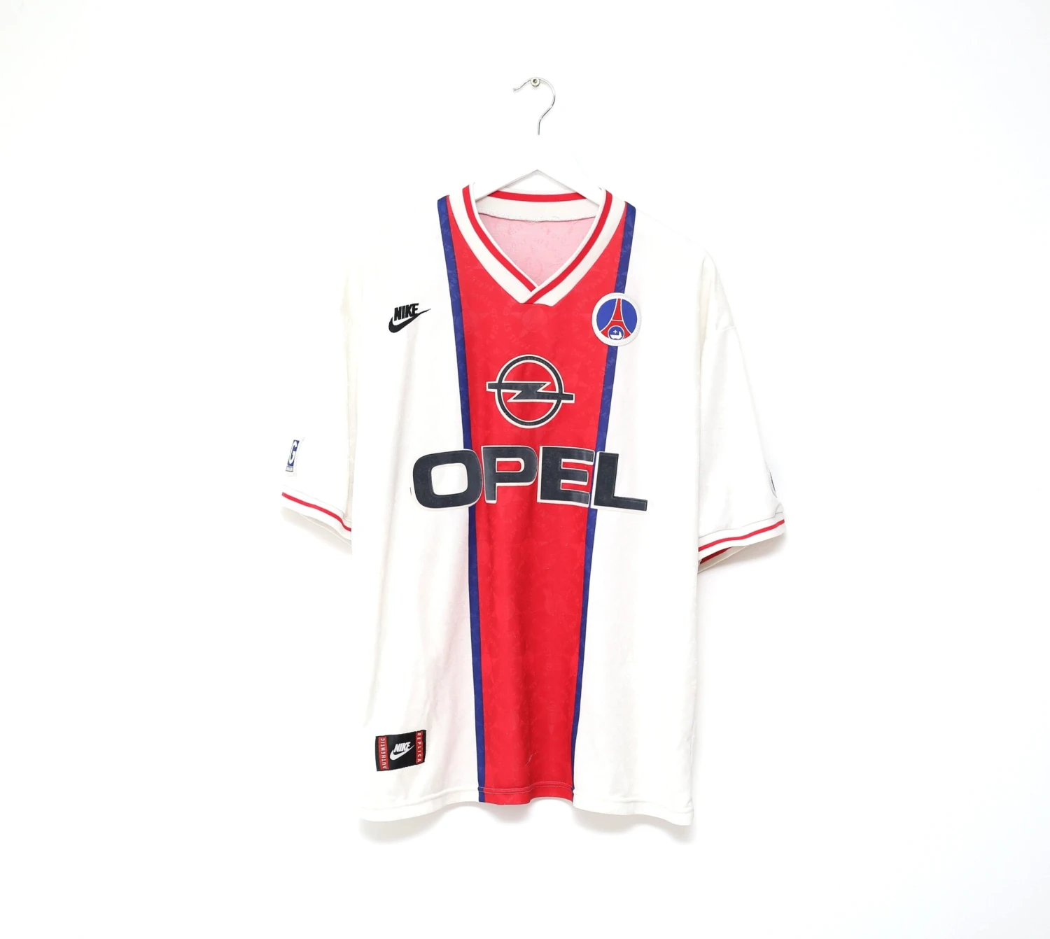 1995/96 PSG Vintage Nike Away Football Shirt Jersey (XL)(19975 96 psg vintage nike away football shirt jersey xl) 1995/96 PSG Vintage Nike Away Football Shirt Jersey (XL)(19975 96 Psg Vintage Nike Away Football Shirt Jersey Xl) -Football Shirt Collective 19975 96 psg vintage nike away football shirt jersey xl 41765656756471 scaled