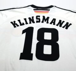 1998/00 KLINSMANN #18 Germany Vintage Adidas Home Football Shirt (XL) WC 98(1998 00 Klinsmann 18 Germany Vintage Adidas Home Football Shirt Xl Wc 98) -Football Shirt Collective 1998 00 klinsmann 18 germany vintage adidas home football shirt xl wc 98 1131003024