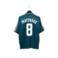 1998/00 MATTHAUS #8 Germany Vintage Adidas Away Football Shirt (M) WC 98(1998 00 Matthaus 8 Germany Vintage Adidas Away Football Shirt M Wc 98)