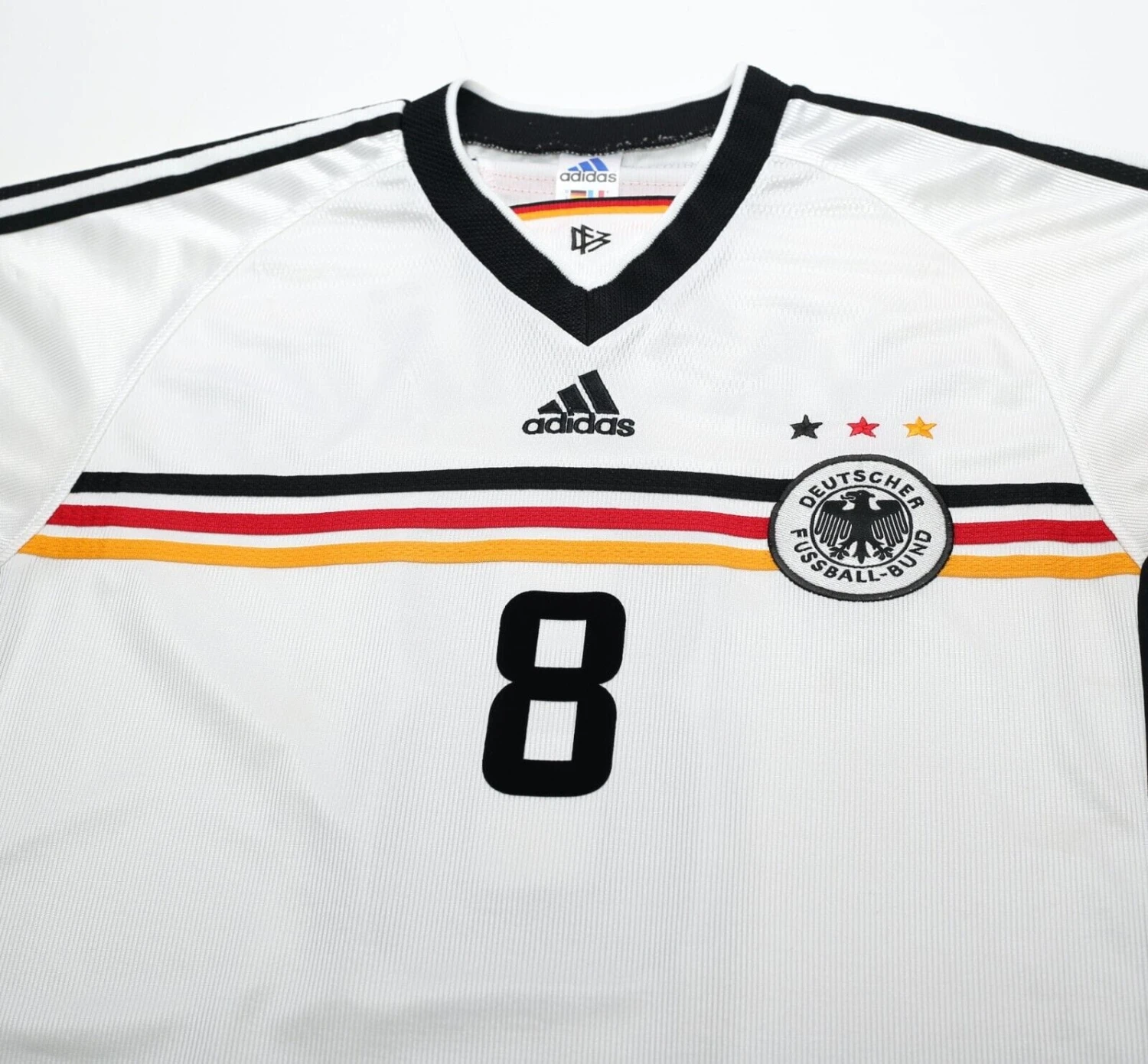 1998/00 MATTHAUS #8 Germany Vintage adidas Home Football Shirt (L) WC 98(1998 00 matthaus 8 germany vintage adidas home football shirt l wc 98) 1998/00 MATTHAUS #8 Germany Vintage Adidas Home Football Shirt (L) WC 98(1998 00 Matthaus 8 Germany Vintage Adidas Home Football Shirt L Wc 98) -Football Shirt Collective 1998 00 matthaus 8 germany vintage adidas home football shirt l wc 98 40354204680439