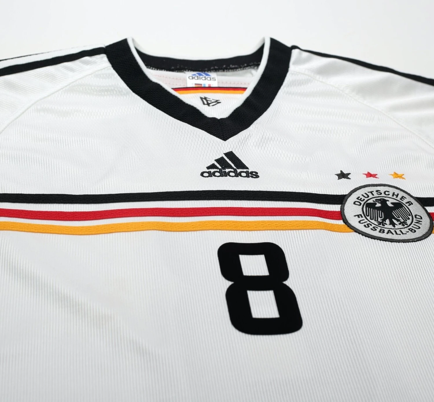 1998/00 MATTHAUS #8 Germany Vintage adidas Home Football Shirt (L) WC 98(1998 00 matthaus 8 germany vintage adidas home football shirt l wc 98) 1998/00 MATTHAUS #8 Germany Vintage Adidas Home Football Shirt (L) WC 98(1998 00 Matthaus 8 Germany Vintage Adidas Home Football Shirt L Wc 98) -Football Shirt Collective 1998 00 matthaus 8 germany vintage adidas home football shirt l wc 98 40354204713207