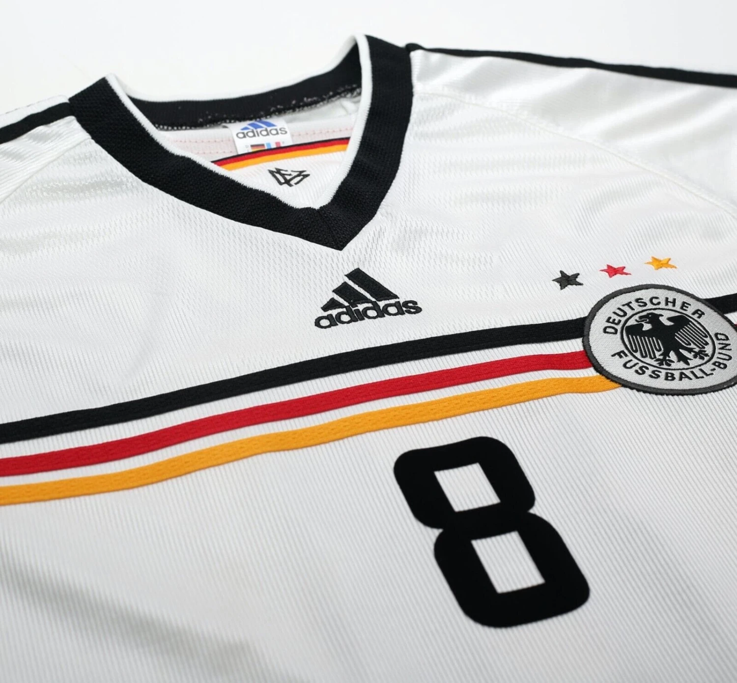 1998/00 MATTHAUS #8 Germany Vintage adidas Home Football Shirt (L) WC 98(1998 00 matthaus 8 germany vintage adidas home football shirt l wc 98) 1998/00 MATTHAUS #8 Germany Vintage Adidas Home Football Shirt (L) WC 98(1998 00 Matthaus 8 Germany Vintage Adidas Home Football Shirt L Wc 98) -Football Shirt Collective 1998 00 matthaus 8 germany vintage adidas home football shirt l wc 98 40354204811511