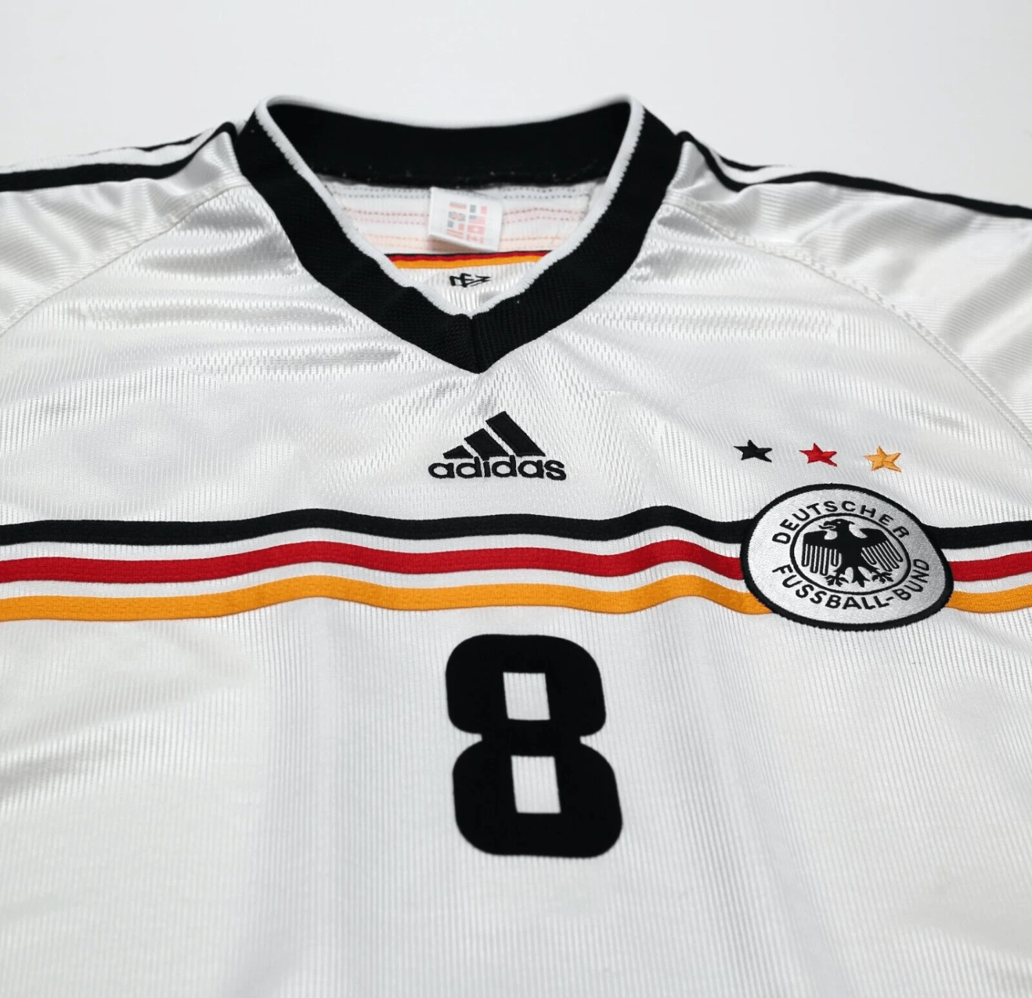 1998/00 MATTHAUS #8 Germany Vintage adidas Home Football Shirt (L) WC 98(1998 00 matthaus 8 germany vintage adidas home football shirt l wc 99) 1998/00 MATTHAUS #8 Germany Vintage Adidas Home Football Shirt (L) WC 98(1998 00 Matthaus 8 Germany Vintage Adidas Home Football Shirt L Wc 99) -Football Shirt Collective 1998 00 matthaus 8 germany vintage adidas home football shirt l wc 98 40865746944247