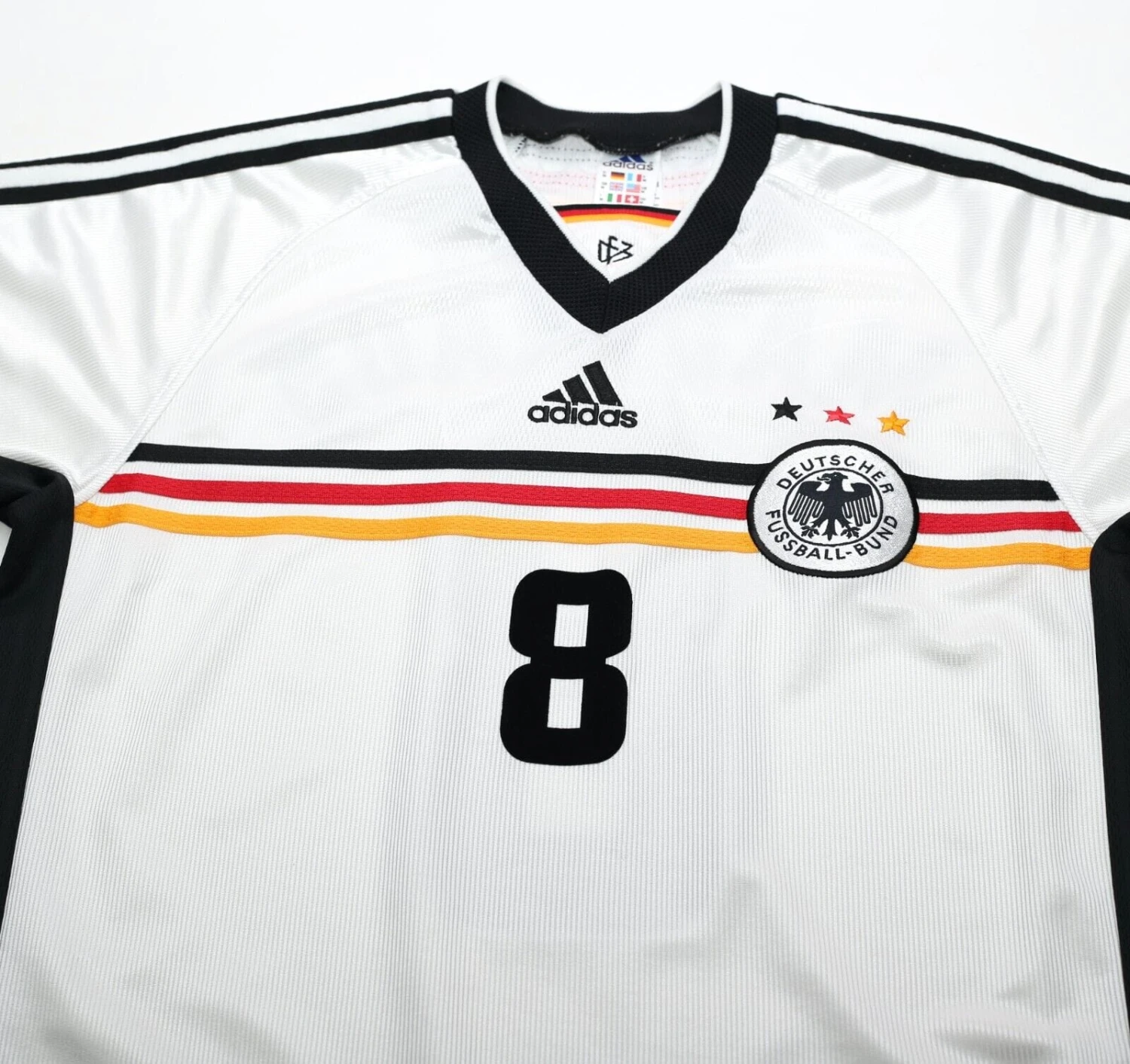1998/00 Matthaus #8 Germany Vintage adidas Home Football Shirt (M) WC 98(1998 00 matthaus 8 germany vintage adidas home football shirt m wc 98) 1998/00 Matthaus #8 Germany Vintage Adidas Home Football Shirt (M) WC 98(1998 00 Matthaus 8 Germany Vintage Adidas Home Football Shirt M Wc 98) -Football Shirt Collective 1998 00 matthaus 8 germany vintage adidas home football shirt m wc 98 70600668381558