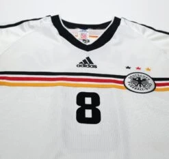 1998/00 MATTHAUS #8 Germany Vintage Adidas Home Football Shirt (XL) WC 98(1998 00 Matthaus 8 Germany Vintage Adidas Home Football Shirt Xl Wc 98) -Football Shirt Collective 1998 00 matthaus 8 germany vintage adidas home football shirt xl wc 98 42717176627447