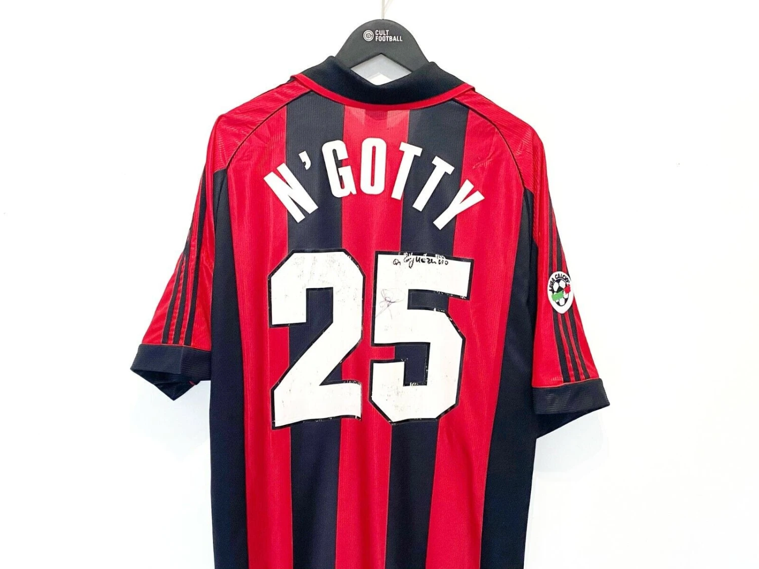 1998/00 N'GOTTY #25 AC Milan Vintage adidas MATCH WORN Home Football Shirt (XL)(1998 00 ngotty 25 ac milan vintage adidas match worn home football shirt xl) 1998/00 N'GOTTY #25 AC Milan Vintage Adidas MATCH WORN Home Football Shirt (XL)(1998 00 Ngotty 25 Ac Milan Vintage Adidas Match Worn Home Football Shirt Xl) -Football Shirt Collective 1998 00 n gotty 25 ac milan vintage adidas match worn home football shirt xl 39813021204727
