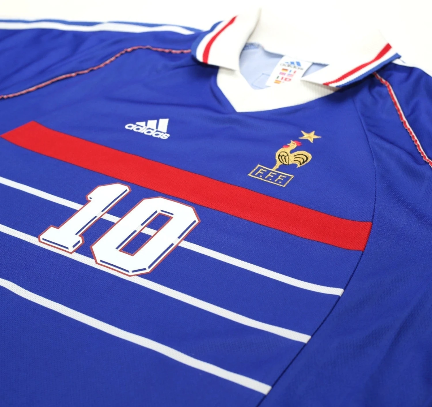 1998/00 ZIDANE #10 France Vintage adidas Home Football Shirt (XL) World Cup 98(1998 00 zidane 10 france vintage adidas home football shirt xl world cup 98) 1998/00 ZIDANE #10 France Vintage Adidas Home Football Shirt (XL) World Cup 98(1998 00 Zidane 10 France Vintage Adidas Home Football Shirt Xl World Cup 98) -Football Shirt Collective 1998 00 zidane 10 france vintage adidas home football shirt xl world cup 98 1176293461