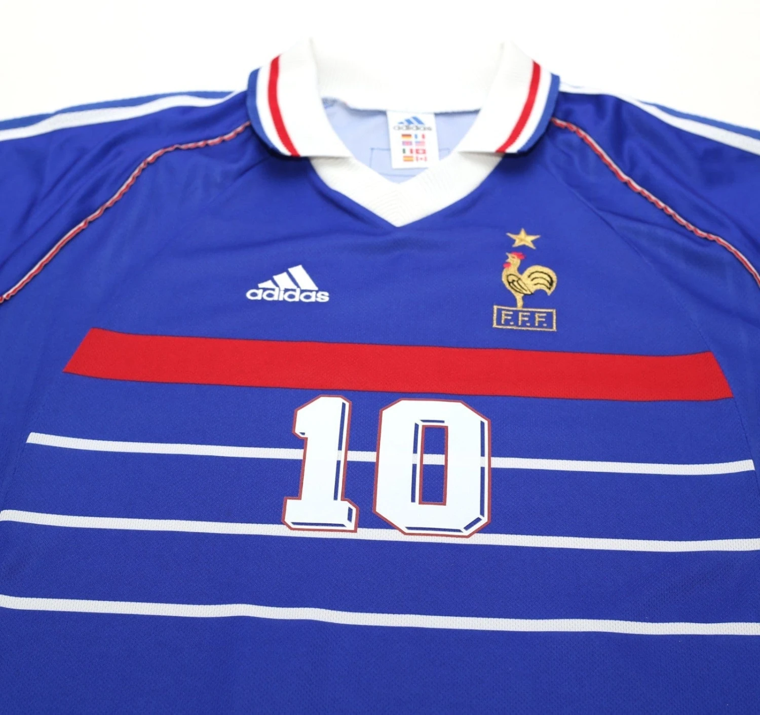 1998/00 ZIDANE #10 France Vintage adidas Home Football Shirt (XL) World Cup 98(1998 00 zidane 10 france vintage adidas home football shirt xl world cup 98) 1998/00 ZIDANE #10 France Vintage Adidas Home Football Shirt (XL) World Cup 98(1998 00 Zidane 10 France Vintage Adidas Home Football Shirt Xl World Cup 98) -Football Shirt Collective 1998 00 zidane 10 france vintage adidas home football shirt xl world cup 98 1176293462