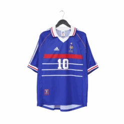 1998/00 ZIDANE #10 France Vintage Adidas Home Football Shirt (XL) World Cup 98(1998 00 Zidane 10 France Vintage Adidas Home Football Shirt Xl World Cup 98)