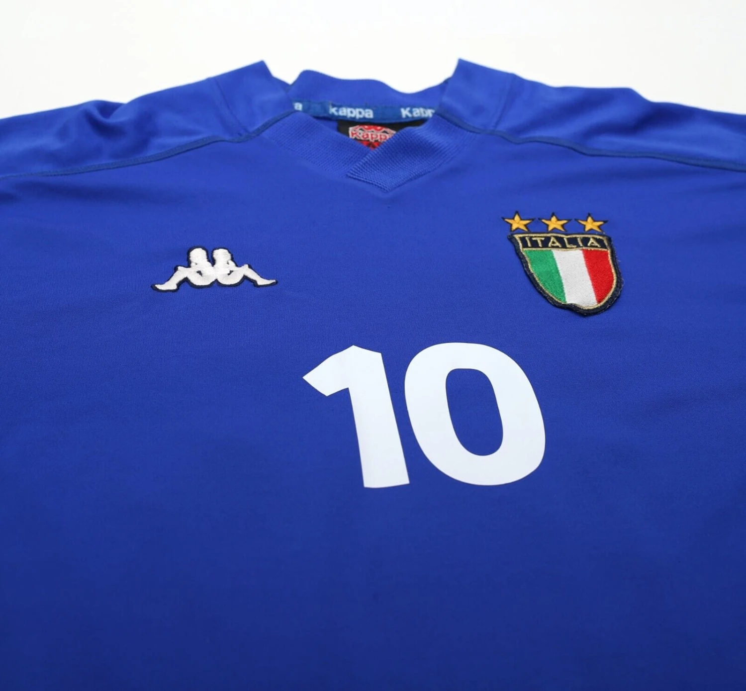 1998/99 DEL PIERO #10 Italy Vintage Kappa Football Shirt Jersey (L/XL)(1998 99 del piero 10 italy vintage kappa football shirt jersey l xl) 1998/99 DEL PIERO #10 Italy Vintage Kappa Football Shirt Jersey (L/XL)(1998 99 Del Piero 10 Italy Vintage Kappa Football Shirt Jersey L Xl) -Football Shirt Collective 1998 99 del piero 10 italy vintage kappa football shirt jersey l xl 40183367401719