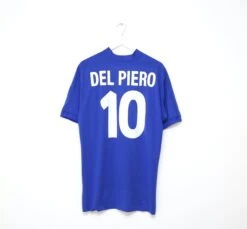 1998/99 DEL PIERO #10 Italy Vintage Kappa Football Shirt Jersey (L/XL)(1998 99 Del Piero 10 Italy Vintage Kappa Football Shirt Jersey L Xl)