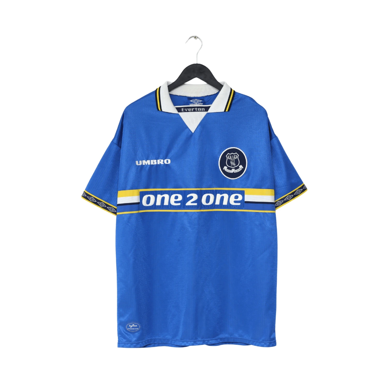 1998/99 MATERAZZI #15 Everton Vintage Umbro Home Football Shirt (L/XL)(1998 99 materazzi 15 everton vintage umbro home football shirt l xl) 1998/99 MATERAZZI #15 Everton Vintage Umbro Home Football Shirt (L/XL)(1998 99 Materazzi 15 Everton Vintage Umbro Home Football Shirt L Xl) -Football Shirt Collective 1998 99 materazzi 15 everton vintage umbro home football shirt l xl 1178541981