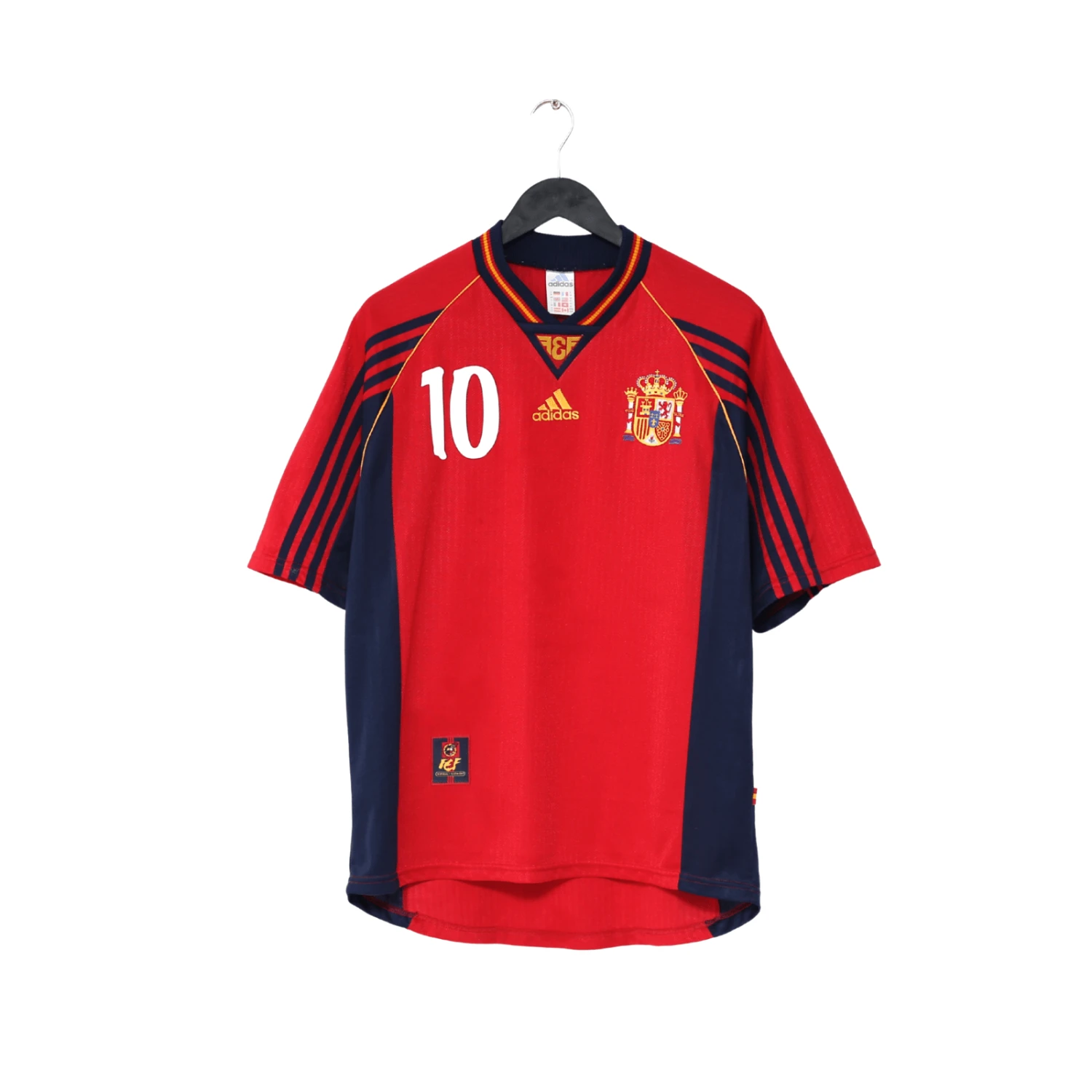 1998/99 RAUL #10 Spain Vintage adidas Home Football Shirt (M)(1998 99 raul 10 spain vintage adidas home football shirt m) 1998/99 RAUL #10 Spain Vintage Adidas Home Football Shirt (M)(1998 99 Raul 10 Spain Vintage Adidas Home Football Shirt M) -Football Shirt Collective 1998 99 raul 10 spain vintage adidas home football shirt m 1173179081