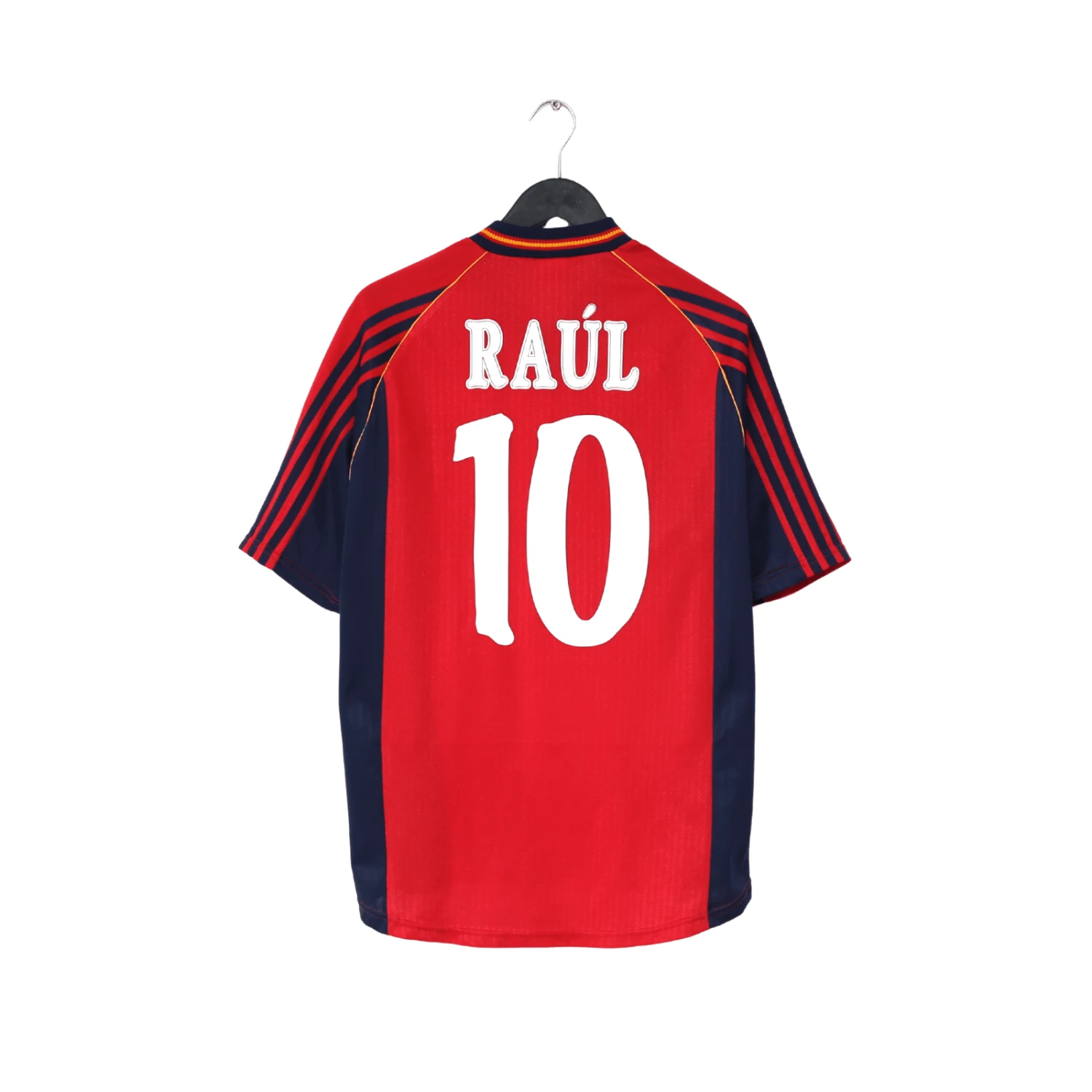 1998/99 RAUL #10 Spain Vintage adidas Home Football Shirt (M)(1998 99 raul 10 spain vintage adidas home football shirt m) 1998/99 RAUL #10 Spain Vintage Adidas Home Football Shirt (M)(1998 99 Raul 10 Spain Vintage Adidas Home Football Shirt M) -Football Shirt Collective 1998 99 raul 10 spain vintage adidas home football shirt m 1173179082