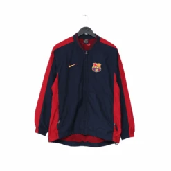 1999/00 BARCELONA Vintage Nike Football Track Top Jacket (S/M)(1999 00 Barcelona Vintage Nike Football Track Top Jacket S M)