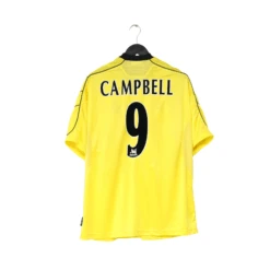 1999/00 CAMPBELL #9 Everton Vintage Umbro Away Football Shirt (XL)(1999 00 Campbell 9 Everton Vintage Umbro Away Football Shirt Xl)