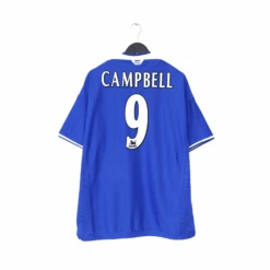 1999/00 CAMPBELL #9 Everton Vintage Umbro Home Football Shirt (XXL)(1999 00 Campbell 9 Everton Vintage Umbro Home Football Shirt Xxl)