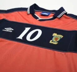 1999/00 Hutchinson #10 Scotland Vintage Umbro Away Football Shirt (L)(1999 00 Hutchinson 10 Scotland Vintage Umbro Away Football Shirt L) -Football Shirt Collective 1999 00 hutchinson 10 scotland vintage umbro away football shirt l 73224412529014