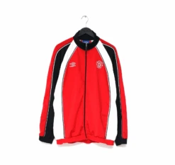 1999/00 Manchester United Vintage Umbro TrackTop Jacket (L)(1999 00 Manchester United Vintage Umbro Tracktop Jacket L)