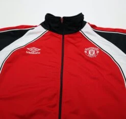 1999/00 Manchester United Vintage Umbro TrackTop Jacket (L)(1999 00 Manchester United Vintage Umbro Tracktop Jacket L) -Football Shirt Collective 1999 00 manchester united vintage umbro tracktop jacket l 73224332837238