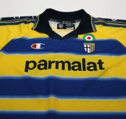 1999/00 PARMA AC Vintage Champion Home Football Shirt Jersey (L)(1999 00 Parma Ac Vintage Champion Home Football Shirt Jersey L) -Football Shirt Collective 1999 00 parma ac vintage champion home football shirt jersey l 1131003198