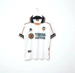 1999/00 VALENCIA Vintage Luanvi Home Football Shirt Jersey (S/M)(1999 00 Valencia Vintage Luanvi Home Football Shirt Jersey S M)