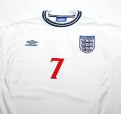 1999/01 Beckham #7 England Vintage Umbro Home Football Shirt (XL) Euro 2000(1999 01 Beckham 7 England Vintage Umbro Home Football Shirt Xl Euro 2000) 2 1999/01 Beckham #7 England Vintage Umbro Home Football Shirt (XL) Euro 2000(1999 01 Beckham 7 England Vintage Umbro Home Football Shirt Xl Euro 2000) -Football Shirt Collective 1999 01 beckham 7 england vintage umbro home football shirt xl euro 2000 72146049270134