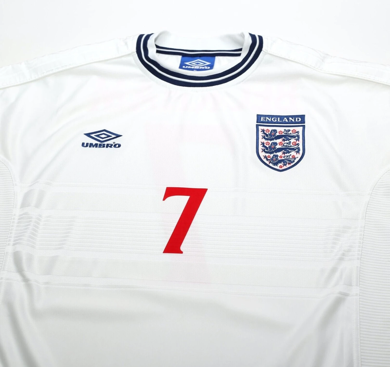 1999/01 Beckham #7 England Vintage Umbro Home Football Shirt (XL) Euro 2000(1999 01 beckham 7 england vintage umbro home football shirt xl euro 2000) 1999/01 Beckham #7 England Vintage Umbro Home Football Shirt (XL) Euro 2000(1999 01 Beckham 7 England Vintage Umbro Home Football Shirt Xl Euro 2000) -Football Shirt Collective 1999 01 beckham 7 england vintage umbro home football shirt xl euro 2000 72146049270134