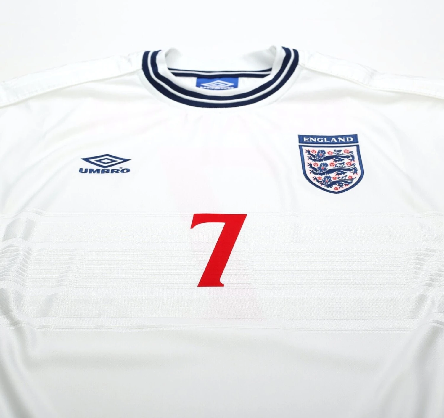 1999/01 Beckham #7 England Vintage Umbro Home Football Shirt (XL) Euro 2000(1999 01 beckham 7 england vintage umbro home football shirt xl euro 2000) 1999/01 Beckham #7 England Vintage Umbro Home Football Shirt (XL) Euro 2000(1999 01 Beckham 7 England Vintage Umbro Home Football Shirt Xl Euro 2000) -Football Shirt Collective 1999 01 beckham 7 england vintage umbro home football shirt xl euro 2000 72146049302902