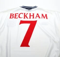 1999/01 Beckham #7 England Vintage Umbro Home Football Shirt (XL) Euro 2000(1999 01 Beckham 7 England Vintage Umbro Home Football Shirt Xl Euro 2000) 7 1999/01 Beckham #7 England Vintage Umbro Home Football Shirt (XL) Euro 2000(1999 01 Beckham 7 England Vintage Umbro Home Football Shirt Xl Euro 2000) -Football Shirt Collective 1999 01 beckham 7 england vintage umbro home football shirt xl euro 2000 72146049433974