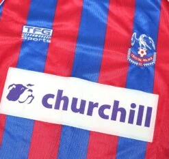 1999/01 CRYSTAL PALACE Vintage TFG Sports Home Football Shirt (S)(1999 01 Crystal Palace Vintage Tfg Sports Home Football Shirt S) 5 1999/01 CRYSTAL PALACE Vintage TFG Sports Home Football Shirt (S)(1999 01 Crystal Palace Vintage Tfg Sports Home Football Shirt S) -Football Shirt Collective 1999 01 crystal palace vintage tfg sports home football shirt s 1175909361