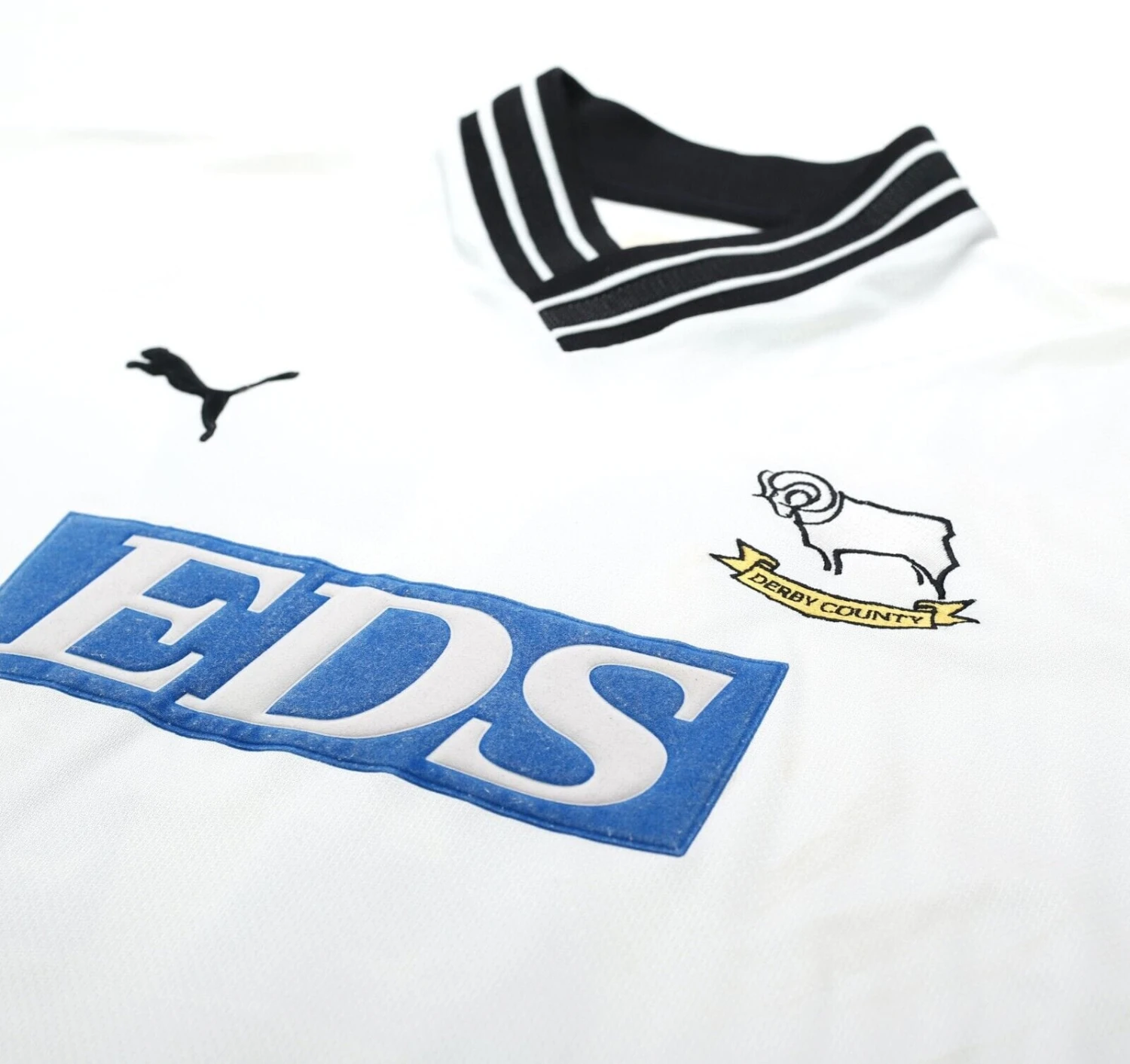 1999/01 Kinkladze #27 Derby County Vintage PUMA Home Football Shirt (XL)(1999 01 kinkladze 27 derby county vintage puma home football shirt xl) 1999/01 Kinkladze #27 Derby County Vintage PUMA Home Football Shirt (XL)(1999 01 Kinkladze 27 Derby County Vintage Puma Home Football Shirt Xl) -Football Shirt Collective 1999 01 kinkladze 27 derby county vintage puma home football shirt xl 43481067159799