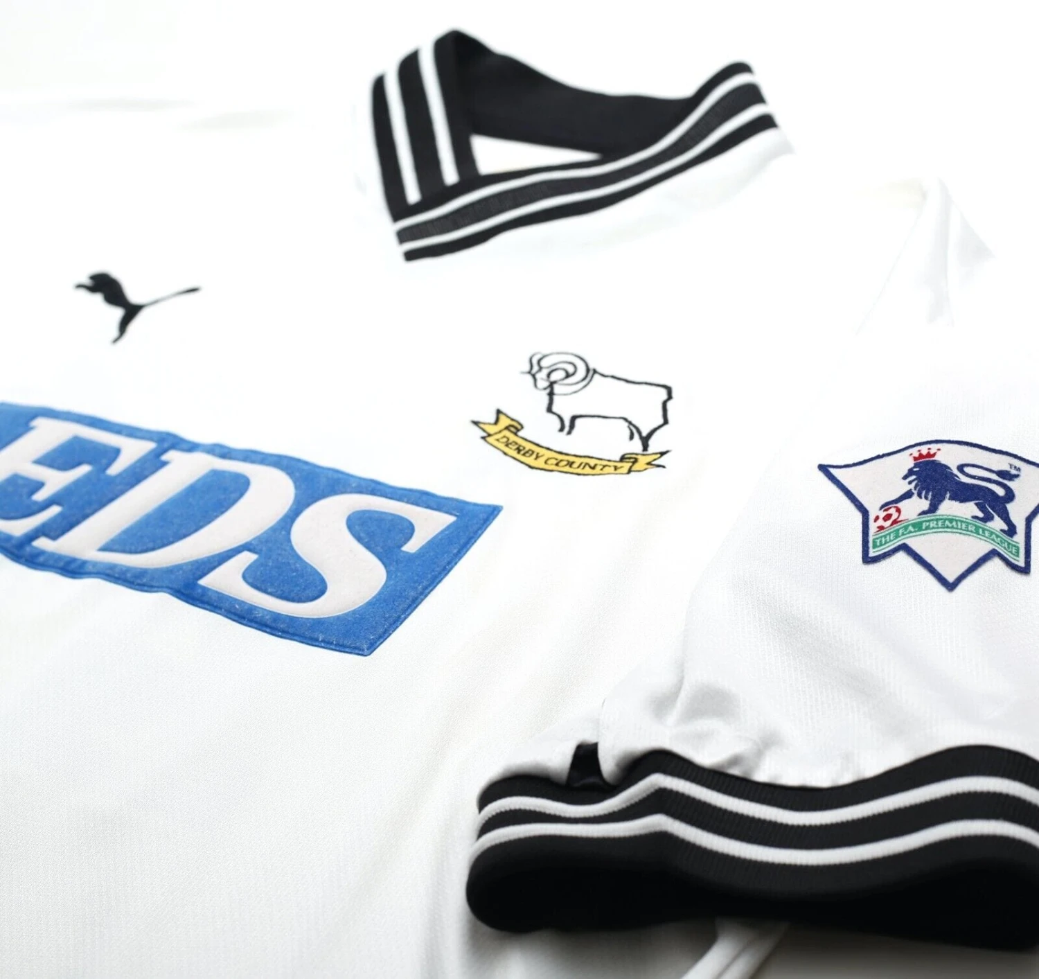 1999/01 Kinkladze #27 Derby County Vintage PUMA Home Football Shirt (XL)(1999 01 kinkladze 27 derby county vintage puma home football shirt xl) 1999/01 Kinkladze #27 Derby County Vintage PUMA Home Football Shirt (XL)(1999 01 Kinkladze 27 Derby County Vintage Puma Home Football Shirt Xl) -Football Shirt Collective 1999 01 kinkladze 27 derby county vintage puma home football shirt xl 43481067192567