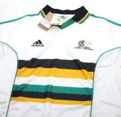 1999/02 South Africa Vintage Adidas Home Football Shirt (M/L) BNWT(1999 South Africa Vintage Adidas Home Football Shirt M L Bnwt) -Football Shirt Collective 1999 02 south africa vintage adidas home football shirt m l bnwt 58323059278071