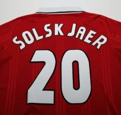1999 SOLSKJAER #20 Manchester United Adidas Icons L/S Treble Football Shirt (M)(1999 Solskjaer 20 Manchester United Adidas Icons L S Treble Football Shirt M) -Football Shirt Collective 1999 solskjaer 20 manchester united adidas icons l s treble football shirt m 1145924104