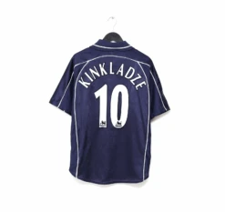 2000/01 Kinkladze #10 Derby County Vintage PUMA Home Football Shirt (S/M)(2000 01 Kinkladze 10 Derby County Vintage Puma Home Football Shirt S M)