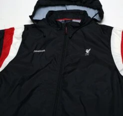2000/01 LIVERPOOL Vintage Reebok Hooded Football Rain Coat Jacket (XL)(2000 01 Liverpool Vintage Reebok Hooded Football Rain Coat Jacket Xl) -Football Shirt Collective 2000 01 liverpool vintage reebok hooded football rain coat jacket xl 1160883243