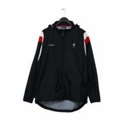 2000/01 LIVERPOOL Vintage Reebok Hooded Football Rain Coat Jacket (XL)(2000 01 Liverpool Vintage Reebok Hooded Football Rain Coat Jacket Xl)