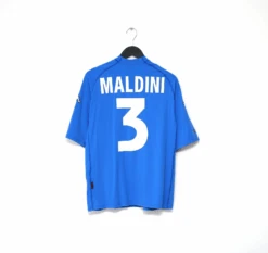 2000/01 MALDINI #3 Italy Vintage Kappa Home Football Shirt (L/XXL) Euro 2000(2000 01 Maldini 3 Italy Vintage Kappa Home Football Shirt L Xxl Euro 2000)