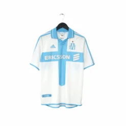 2000/01 MARSEILLE Vintage Adidas Home Football Shirt (M)(2000 01 Marseille Vintage Adidas Home Football Shirt M)
