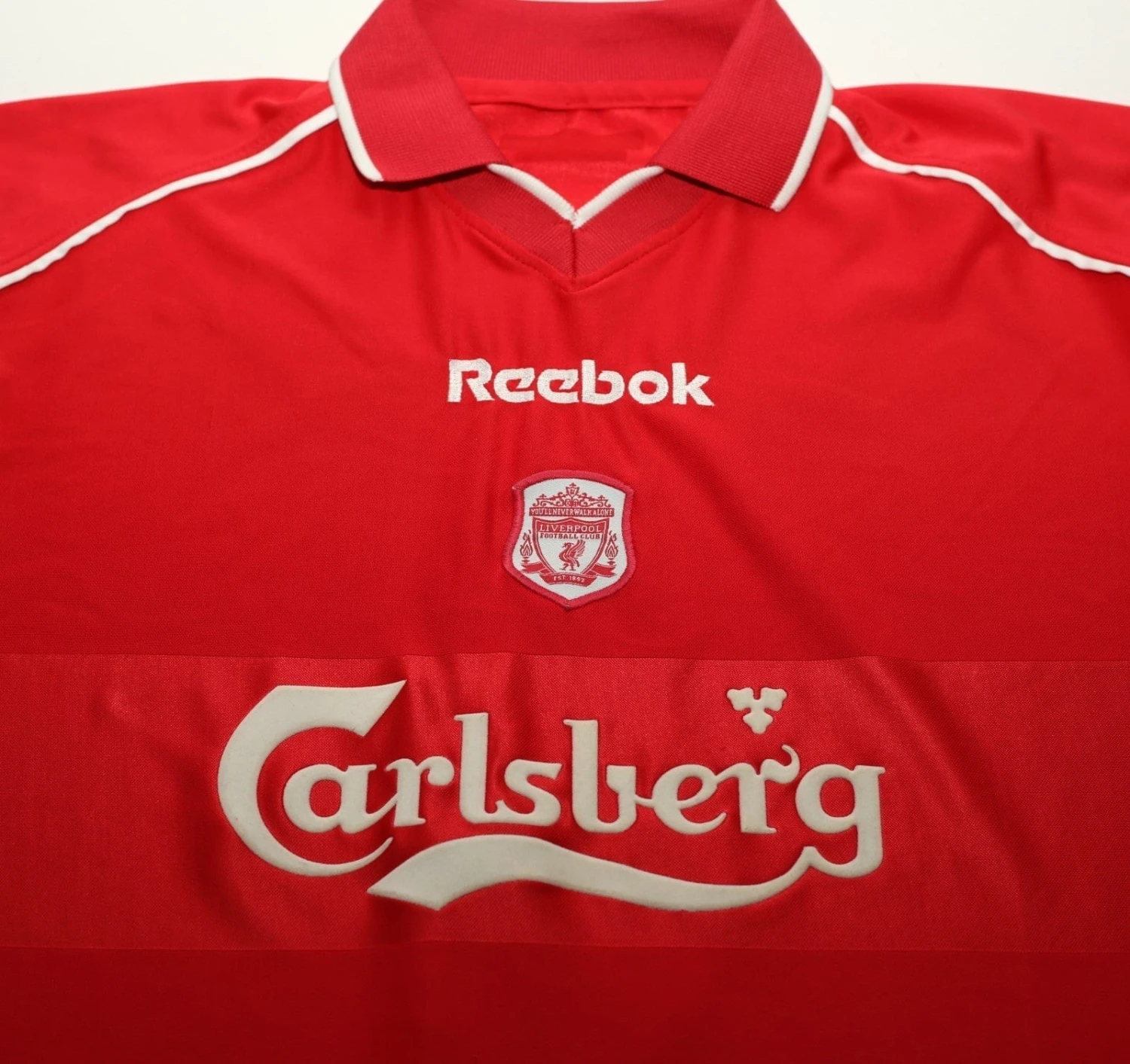 2000/02 HESKEY #8 Liverpool Vintage Reebok Home Football Shirt (M)(2000 02 heskey 8 liverpool vintage reebok home football shirt m) 2000/02 HESKEY #8 Liverpool Vintage Reebok Home Football Shirt (M)(2000 02 Heskey 8 Liverpool Vintage Reebok Home Football Shirt M) -Football Shirt Collective 2000 02 heskey 8 liverpool vintage reebok home football shirt m 1181561502