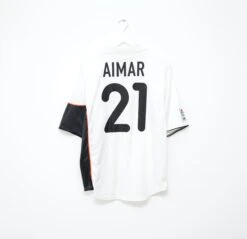 2001/02 AIMAR #21 Valencia Vintage Nike Home Football Shirt Jersey (L)(2001 02 Aimar 21 Valencia Vintage Nike Home Football Shirt Jersey L)