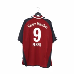 2001/02 ELBER #9 Bayern Munich Vintage Adidas Home Football Shirt (XL)(2001 02 Elber 9 Bayern Munich Vintage Adidas Home Football Shirt Xl)