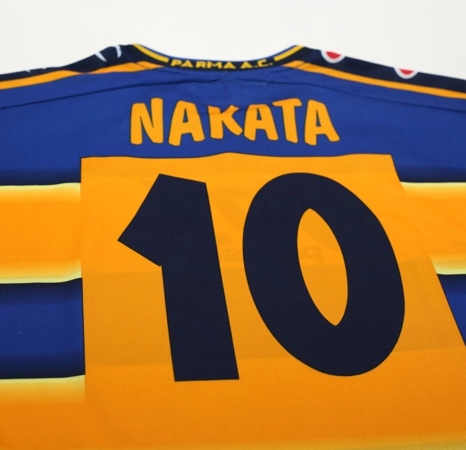 2001/02 NAKATA #10 Parma Vintage Champion Home Football Shirt Jersey (M/L)(2001 02 nakata 10 parma vintage champion home football shirt jersey m l) 2001/02 NAKATA #10 Parma Vintage Champion Home Football Shirt Jersey (M/L)(2001 02 Nakata 10 Parma Vintage Champion Home Football Shirt Jersey M L) -Football Shirt Collective 2001 02 nakata 10 parma vintage champion home football shirt jersey m l 41142874931447