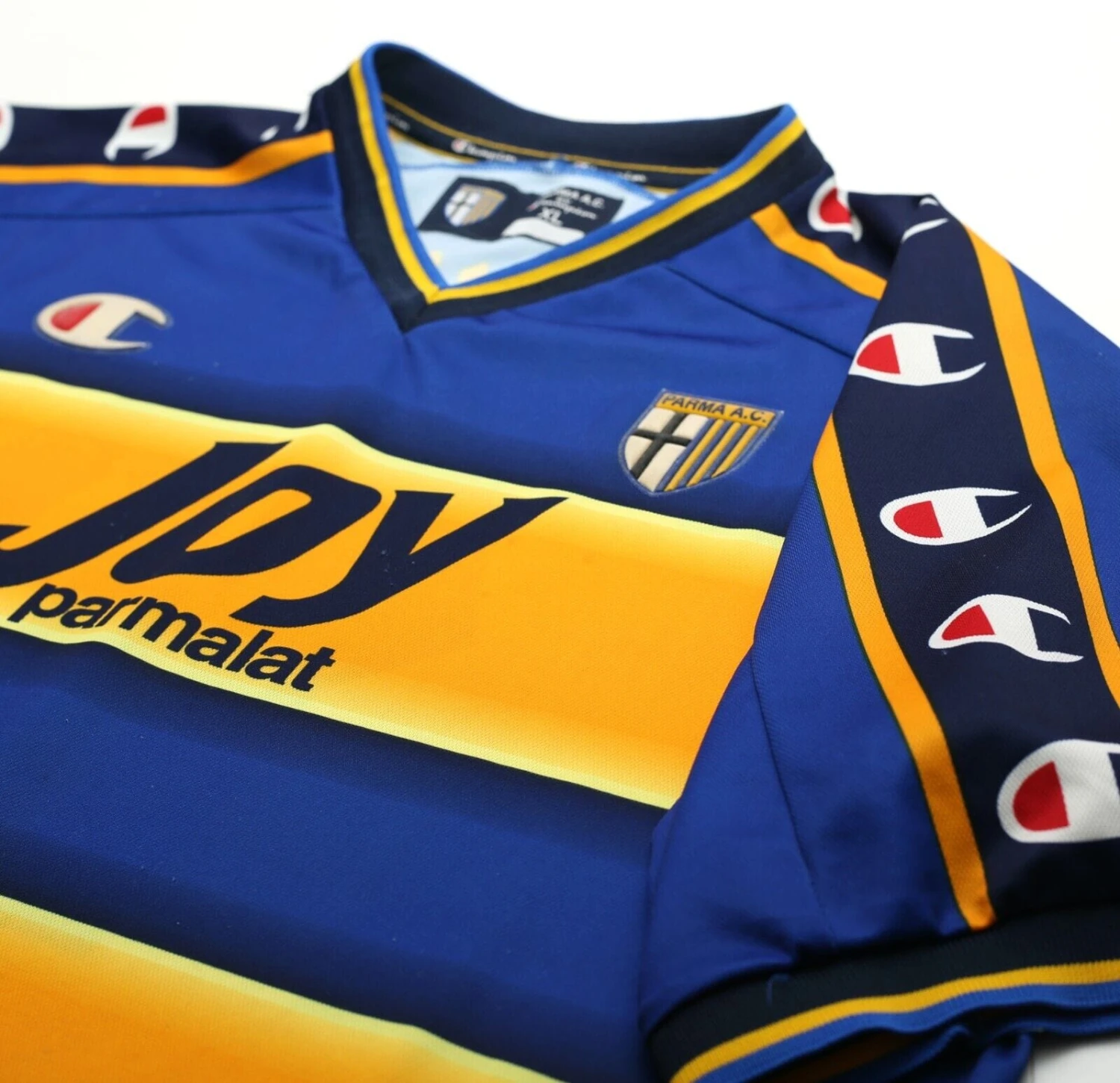 2001/02 Nakata #10 Parma Vintage Champion Home Football Shirt Jersey (XL)(2001 02 nakata 10 parma vintage champion home football shirt jersey xl) 2001/02 Nakata #10 Parma Vintage Champion Home Football Shirt Jersey (XL)(2001 02 Nakata 10 Parma Vintage Champion Home Football Shirt Jersey Xl) -Football Shirt Collective 2001 02 nakata 10 parma vintage champion home football shirt jersey xl 58323064783095