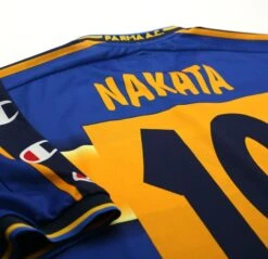 2001/02 Nakata #10 Parma Vintage Champion Home Football Shirt Jersey (XL)(2001 02 Nakata 10 Parma Vintage Champion Home Football Shirt Jersey Xl) 12 2001/02 Nakata #10 Parma Vintage Champion Home Football Shirt Jersey (XL)(2001 02 Nakata 10 Parma Vintage Champion Home Football Shirt Jersey Xl) -Football Shirt Collective 2001 02 nakata 10 parma vintage champion home football shirt jersey xl 58323065012471