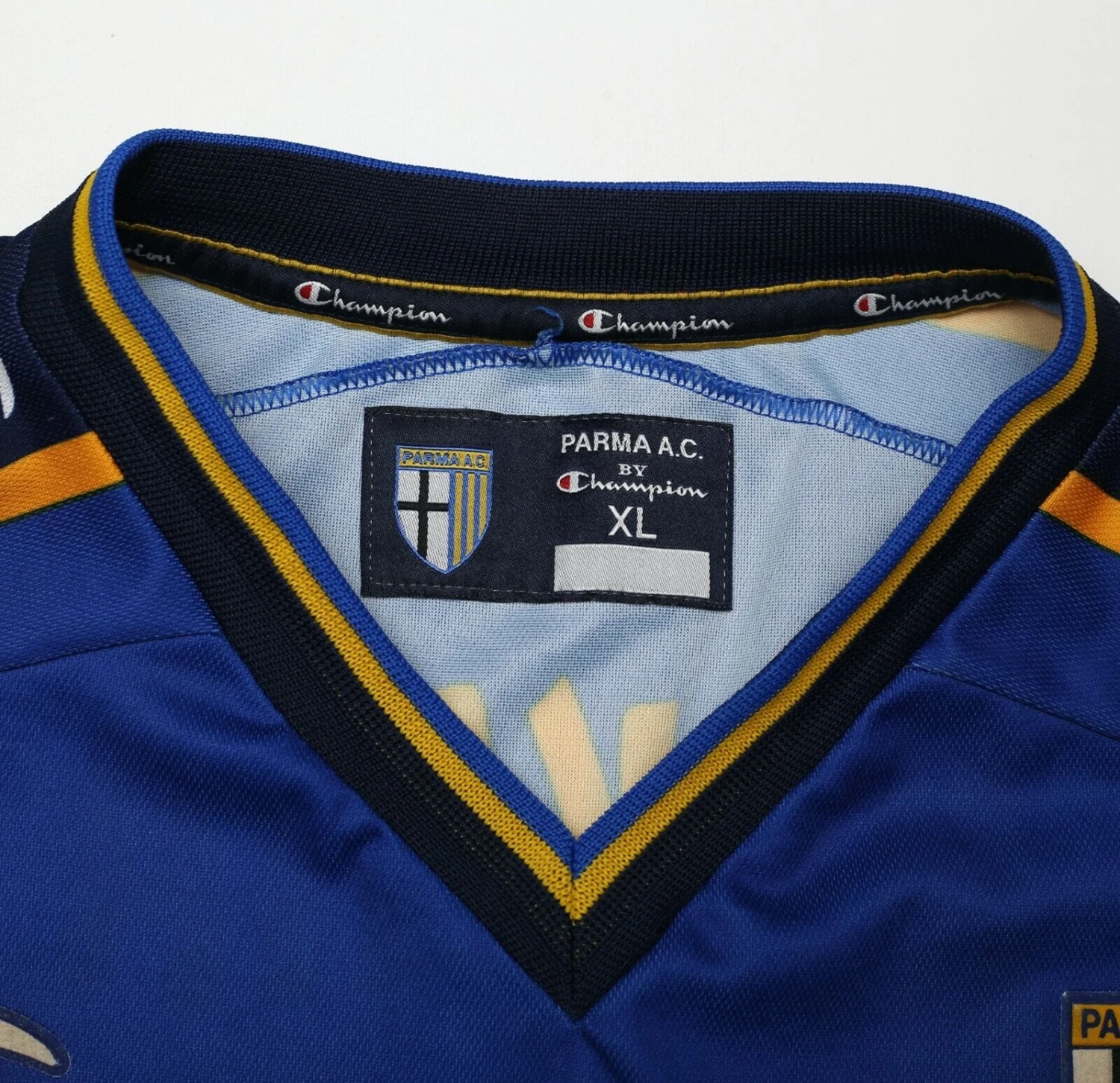 2001/02 Nakata #10 Parma Vintage Champion Home Football Shirt Jersey (XL)(2001 02 nakata 10 parma vintage champion home football shirt jersey xl) 2001/02 Nakata #10 Parma Vintage Champion Home Football Shirt Jersey (XL)(2001 02 Nakata 10 Parma Vintage Champion Home Football Shirt Jersey Xl) -Football Shirt Collective 2001 02 nakata 10 parma vintage champion home football shirt jersey xl 58323065045239