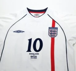 2001/03 OWEN #10 England Vintage Umbro Home Football Shirt (S) WC 2002 BRAZIL(2001 03 Owen 10 England Vintage Umbro Home Football Shirt S Wc 2002 Brazil) 2 2001/03 OWEN #10 England Vintage Umbro Home Football Shirt (S) WC 2002 BRAZIL(2001 03 Owen 10 England Vintage Umbro Home Football Shirt S Wc 2002 Brazil) -Football Shirt Collective 2001 03 owen 10 england vintage umbro home football shirt s wc 2002 brazil 42337394917623