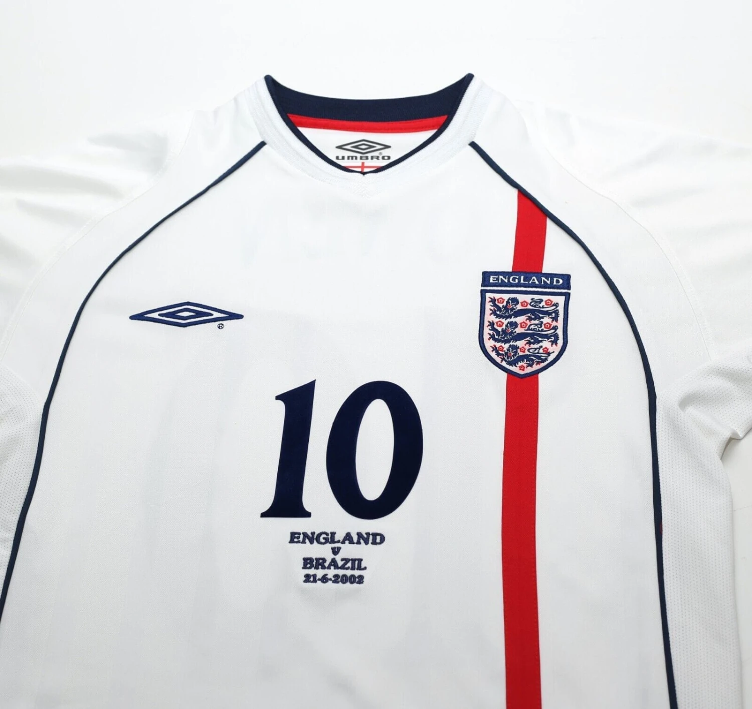 2001/03 OWEN #10 England Vintage Umbro Home Football Shirt (S) WC 2002 BRAZIL(2001 03 owen 10 england vintage umbro home football shirt s wc 2002 brazil) 2001/03 OWEN #10 England Vintage Umbro Home Football Shirt (S) WC 2002 BRAZIL(2001 03 Owen 10 England Vintage Umbro Home Football Shirt S Wc 2002 Brazil) -Football Shirt Collective 2001 03 owen 10 england vintage umbro home football shirt s wc 2002 brazil 42337394917623