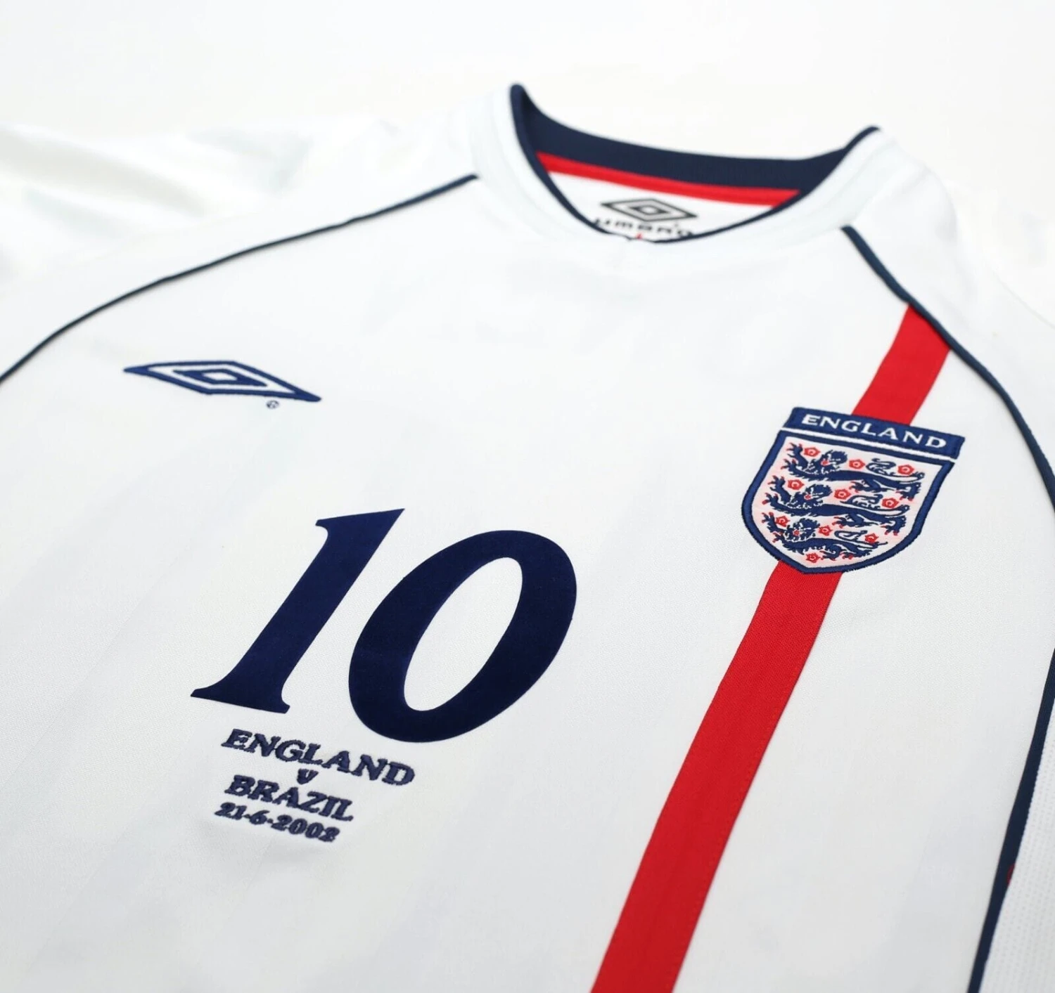 2001/03 OWEN #10 England Vintage Umbro Home Football Shirt (S) WC 2002 BRAZIL(2001 03 owen 10 england vintage umbro home football shirt s wc 2002 brazil) 2001/03 OWEN #10 England Vintage Umbro Home Football Shirt (S) WC 2002 BRAZIL(2001 03 Owen 10 England Vintage Umbro Home Football Shirt S Wc 2002 Brazil) -Football Shirt Collective 2001 03 owen 10 england vintage umbro home football shirt s wc 2002 brazil 42337394950391